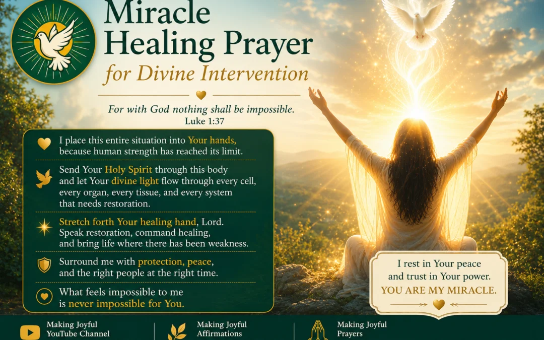Exhort 88 – Miracle Healing Prayer for Divine Intervention
