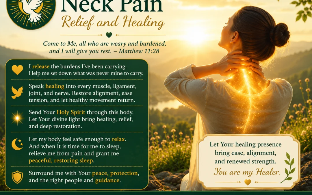 Exhort 89 – Prayer for Neck Pain Relief and Healing